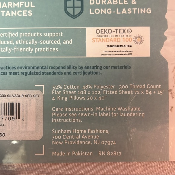 Silver Cal King 6 piece set - Picture 4 of 5